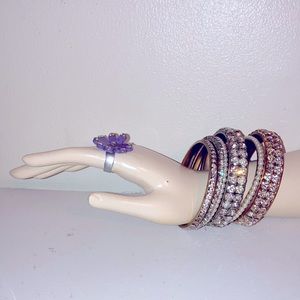 BeBe Rhinestone Metal Bracelets Bundle🌟Cheap‼️🌟